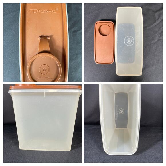 Vintage 70's Tupperware Bundle, Plates, Containers, Pitcher, Bowl - Picture 2 of 7